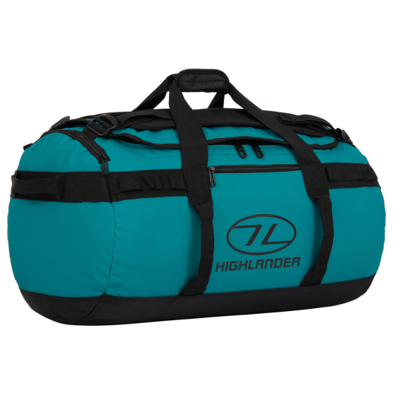 Highlander Storm Kitbag 65 aquablaue Wochenendtasche