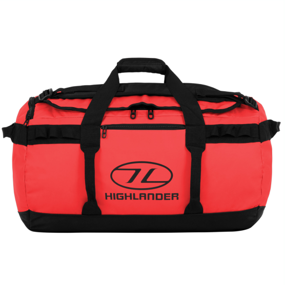 Highlander Storm Kitbag 65 rote Wochenendtasche