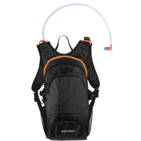 Source Fuse 3 + 9 Liter schwarz/orange Rucksack - Trinkrucksack