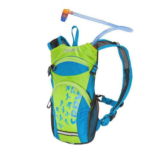 Source Spry 1,5 Liter blau/grüner Kinder Trinkrucksack