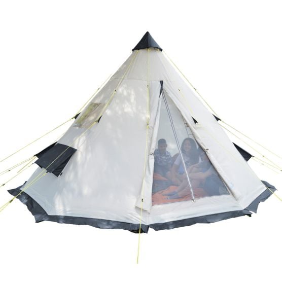 Skandika Tipi Gaothi 550 Protect Gruppenzelt - Beige