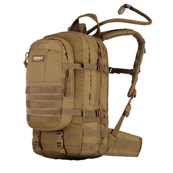 Source Tactical Assault 20 brauner Rucksack mit Wasserblase