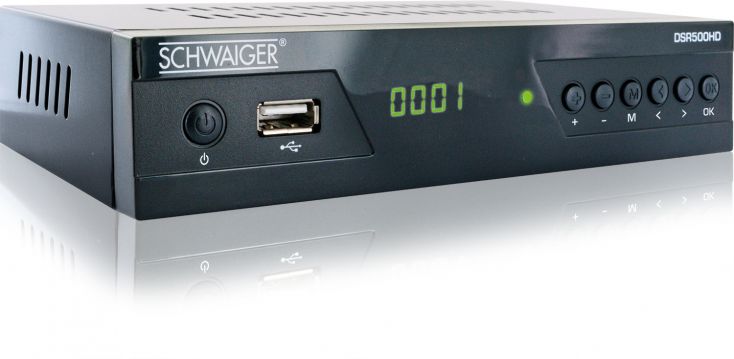 Schwaiger FULL HD Satellitenreceiver Free to Air DSR500HD