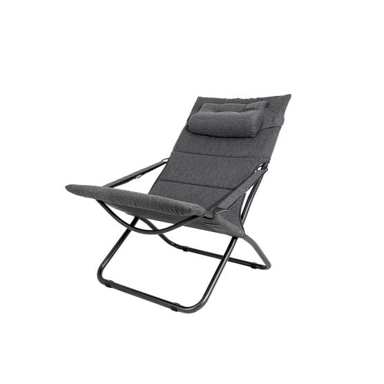 Crespo Sonnenschutz blau-grau, stufenlos verstellbar, Alugestäange - Stühle  - Campingmöbel