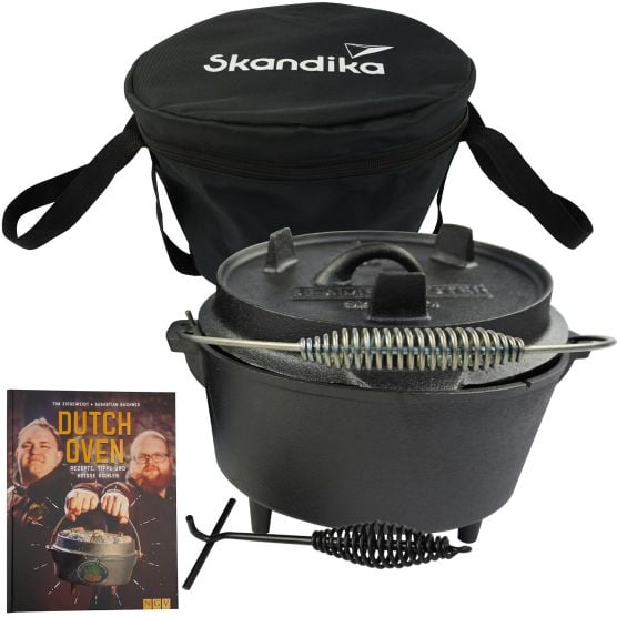 Skandika Dutch Oven Flame Master 13,8 Liter vollständiger Satz
