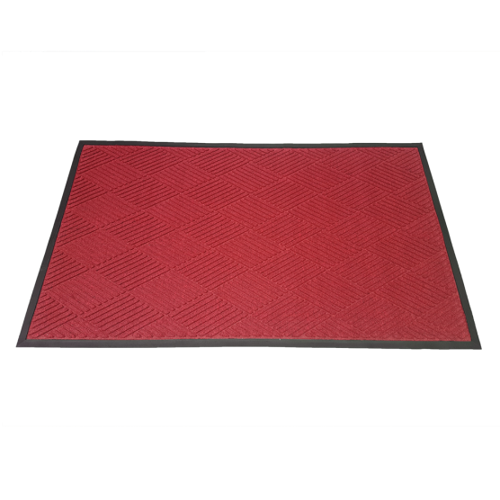 IVOL Brush Clean 150 x 90 cm rote Fußmatte