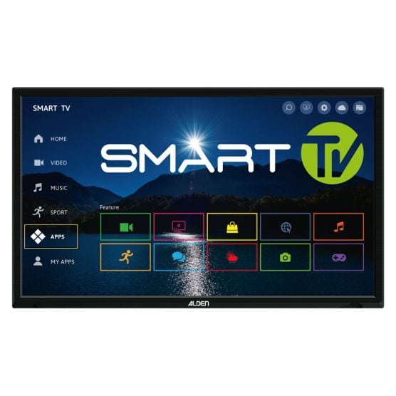 ALDEN LED-TV 19 Zoll Smartwide Smart Camping DVB-S2/C/T2 Fernseher 12V