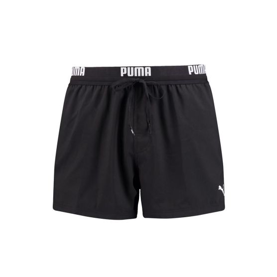 PUMA Logo Short schwarze Badehose