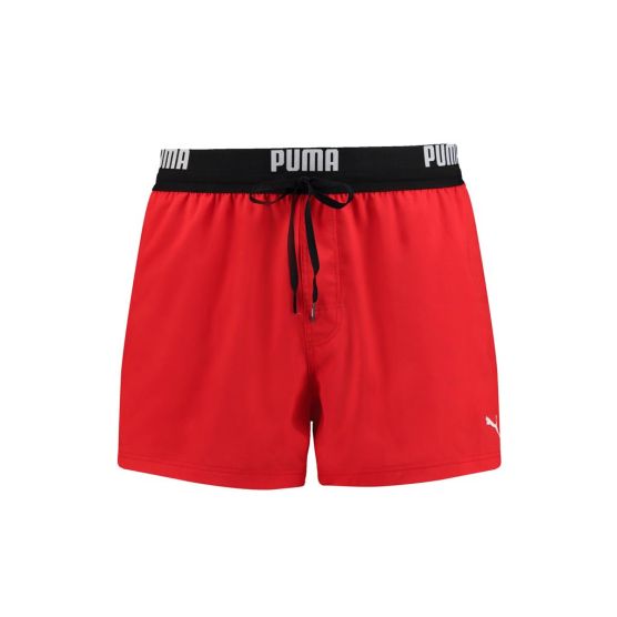 PUMA Logo Short rote Badehose