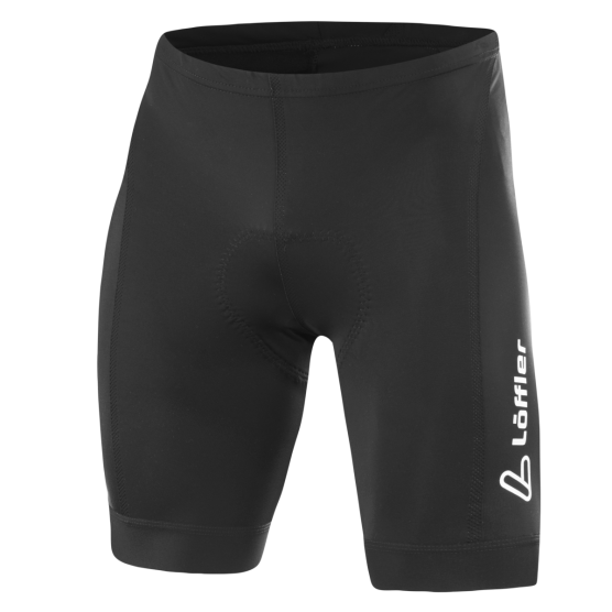 Löffler Hotbond schwarze Herren-Radhose