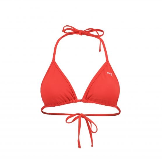 PUMA rotes Damen Triangel-Bikini Oberteil