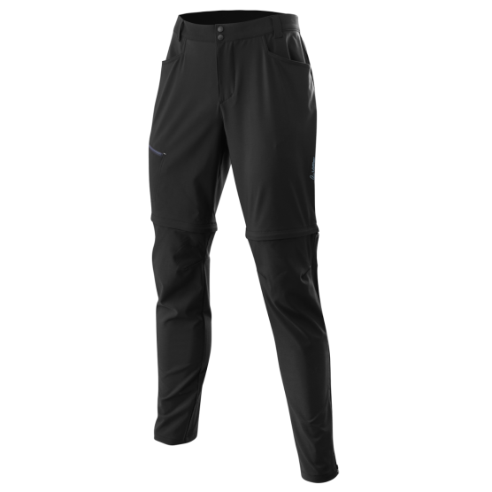 Löffler T-Zip Tapered Active Stretch Light schwarze Herren Outdoorhose