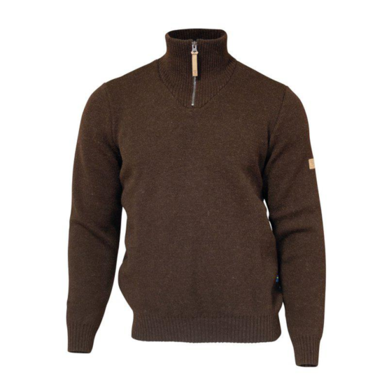 Ivanhoe Elm Coffee Bean Herren Wollpullover