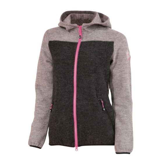 Ivanhoe Zoya Hood Grey Wolle Damen Jacke
