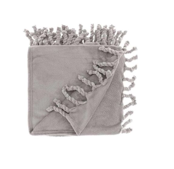 Unique Living Lieke Decke - Grey