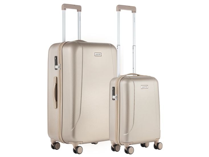 CarryOn Skyhopper 2-teiliges TSA Kofferset - Champagne
