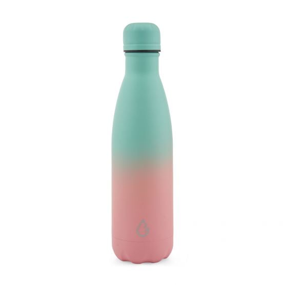 Wattamula Design Öko Edelstahl Blue Pink 500-ml-Wasserflasche