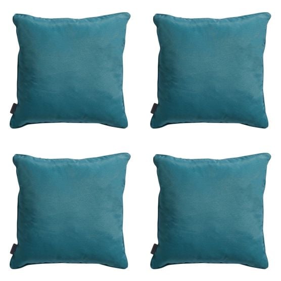 Dekokissen Madison Panama seeblau - 4er-Set