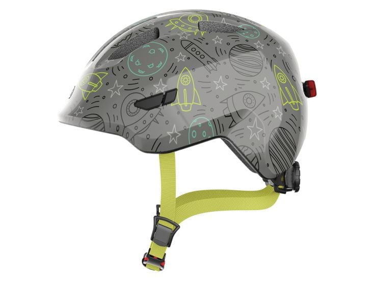 Abus Smiley 3.0 LED Grey Space Kinderfahrradhelm