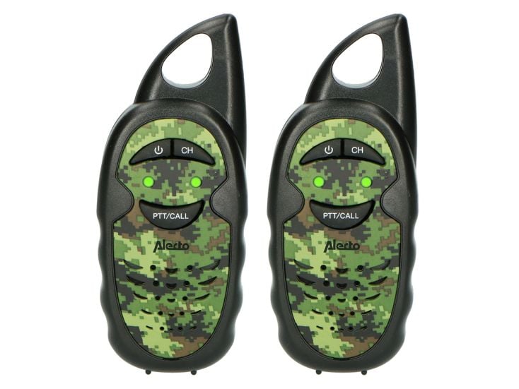 Alecto FR05CAMO Set mit 2 Walkie Talkies