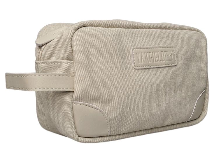 Yakfield Dias Canvas Kulturbeutel - Beige