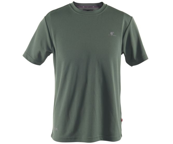 Wolf Camper Logo Green Herren T-Shirt