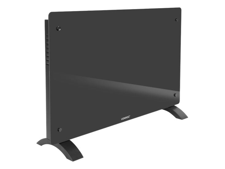 Vonroc 2000 watt Konvektorheizung mit Glasplatte - Grey