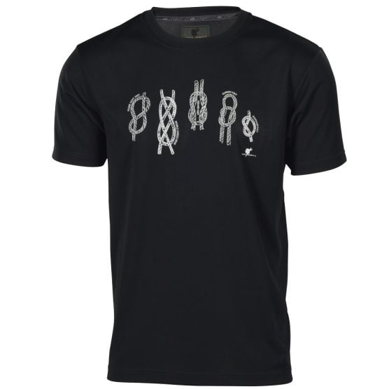 Wolf Camper Knots Black Herren T-Shirt