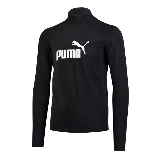 PUMA schwarze Herren Langarm-Rashguard