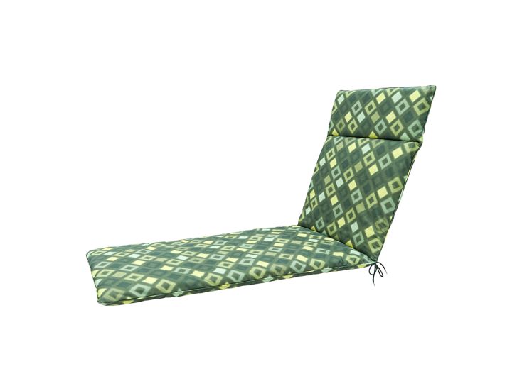 Madison Grids Green 190x60 Liegekissen
