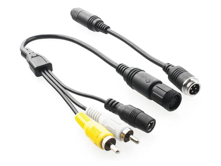 Maxxcount 4-Pin > Cinch mit Waeco/Dometic Kamerakabel-Set