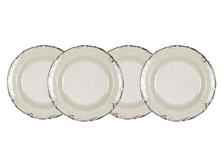 Gimex Stone Line Set mit 4 tiefen Tellern