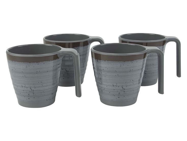 Bo-Camp Halo M Set von 4 Tasse - Grey