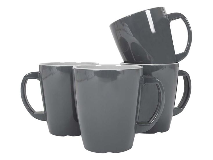 Gimex Vivid Line Set von 4 380 ml Henkelbecher