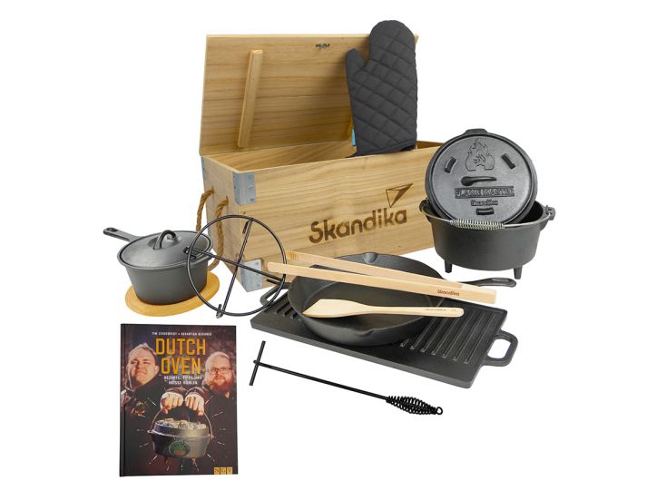 Skandika Dutch Oven Set Flame Master in Holzkiste