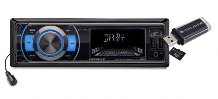 RMD052DAB-BT-Autoradio mit DAB + Bluetooth FM USB 4x 75watt - Farbanzeige
