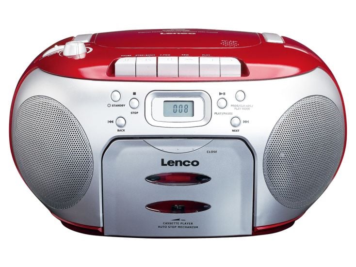 Lenco SCD-420 Tragbares FM-Radio - Red