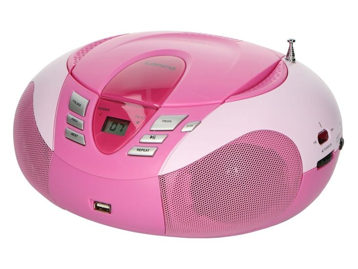 Lenco SCD-37 USB Tragbares FM-Radio