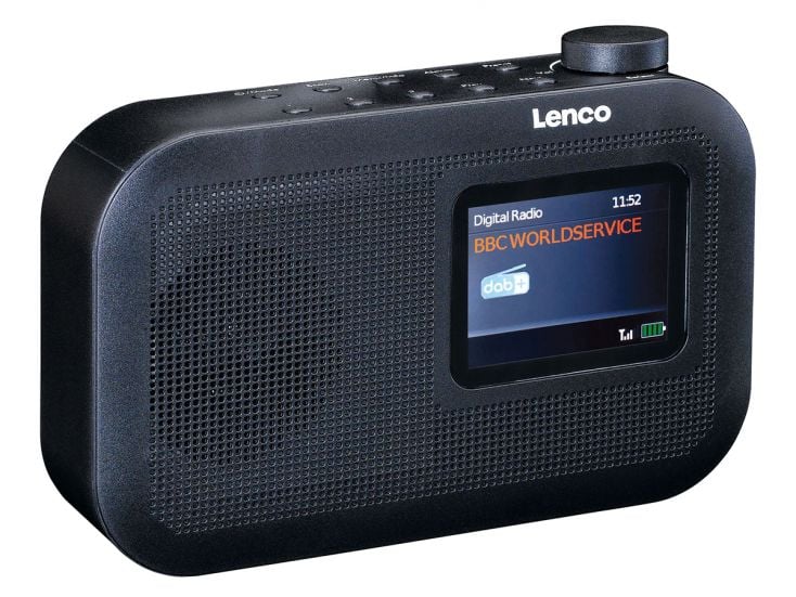 Lenco PDR-026BK Tragbares DAB+/FM-Radio