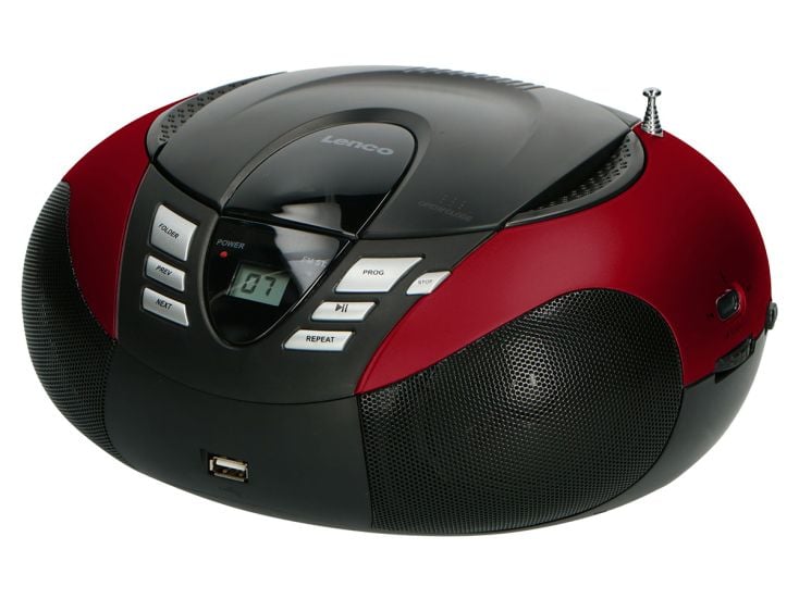 Lenco SCD-37 USB Tragbares FM-Radio