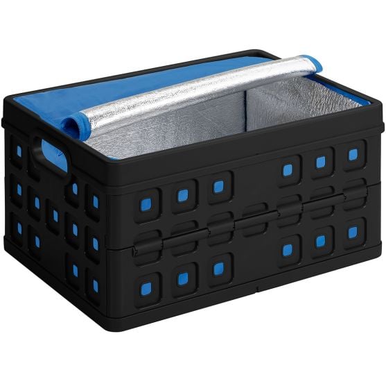 Sunware Square 32 Liter Klappbox mit Kühltasche - Black
