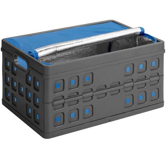 Sunware Square 46 Liter Klappbox mit Kühltasche - Anthracite