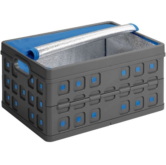 Sunware Square 32 Liter Klappbox mit Kühltasche - Anthracite