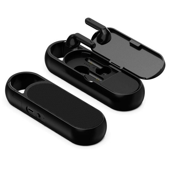 Schwaiger TWS Kopfhörer mit Bluetooth Lautsprecher