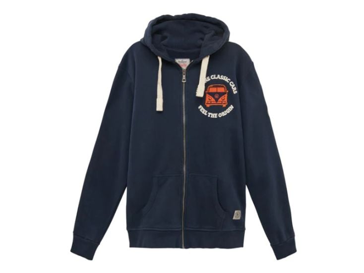 Van One Bulli Freundschaft Navy Unisex Zip Hoodie