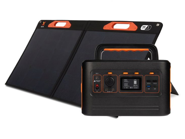 Xtorm Portable 500 Watt Powerstation mit 100 Watt Solarpanel