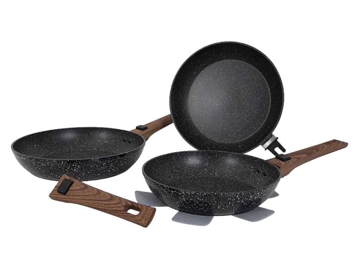 Gimex 3-teiliges Induktionsbratpfannen-Set