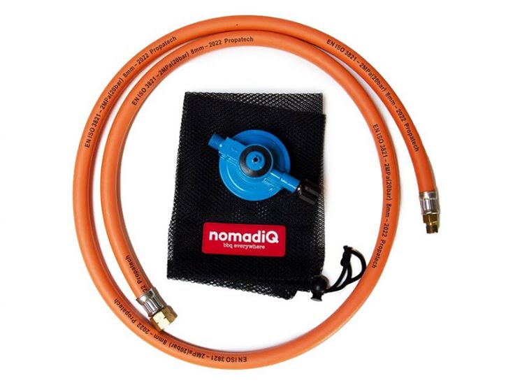 nomadiQ BBQ verlängerter Gasschlauch Campingaz Gasanschluss