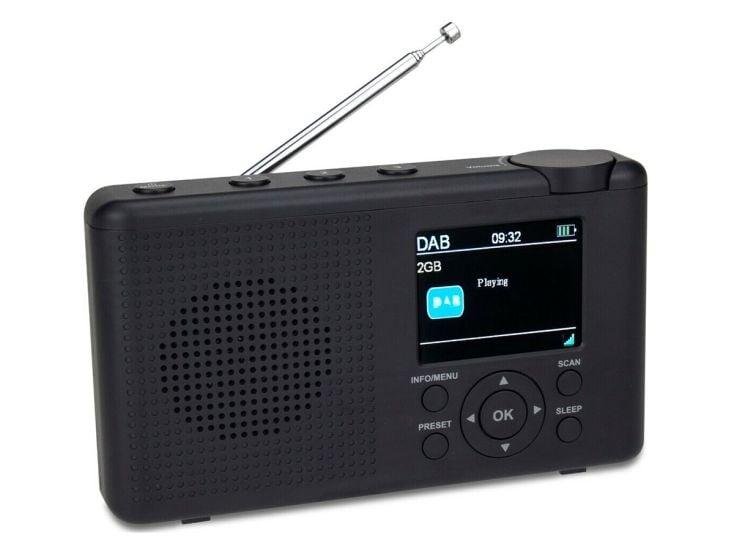 Reflexion TRA23 DAB Radio mit Bluetooth - Black