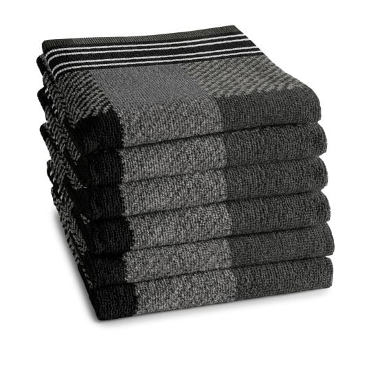 DDDDD Feller 50 x 55 cm 6er-Set Küchentücher - Grey